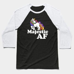 Majestic AF Unicorn Baseball T-Shirt